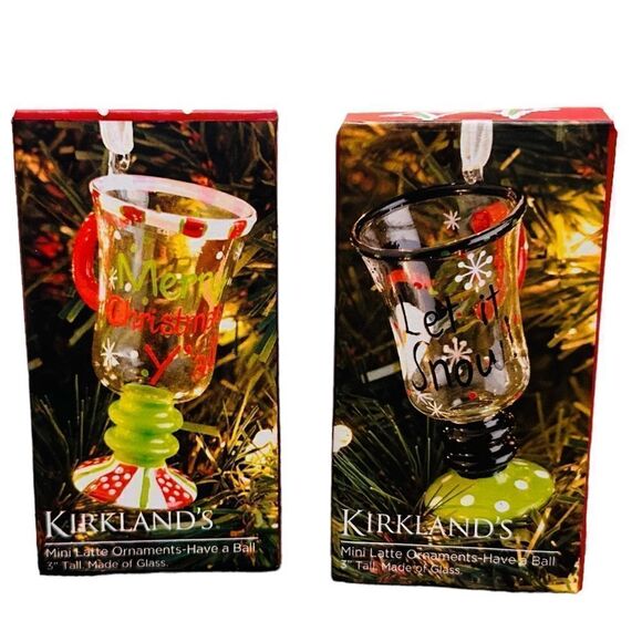 Kirklands Mini Latte glasses (2) - Picture 3 of 4